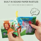 Тканевая книга для детей 0-12 месяцев развивающая мягкая обучающая познавательная книга для чтения Игрушки для раннего развития чтения