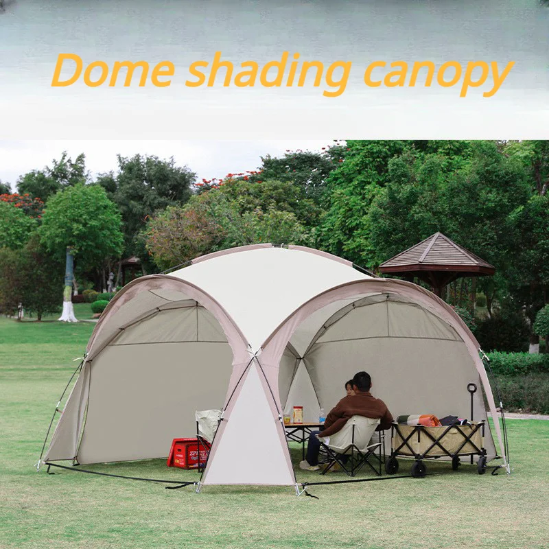 

Outdoor 5-8 People Dome Sunscreen Tent Large Camping Rain Proof Picnic Hiking Awning Canopy Sun Shelter Hiking Family Picnic