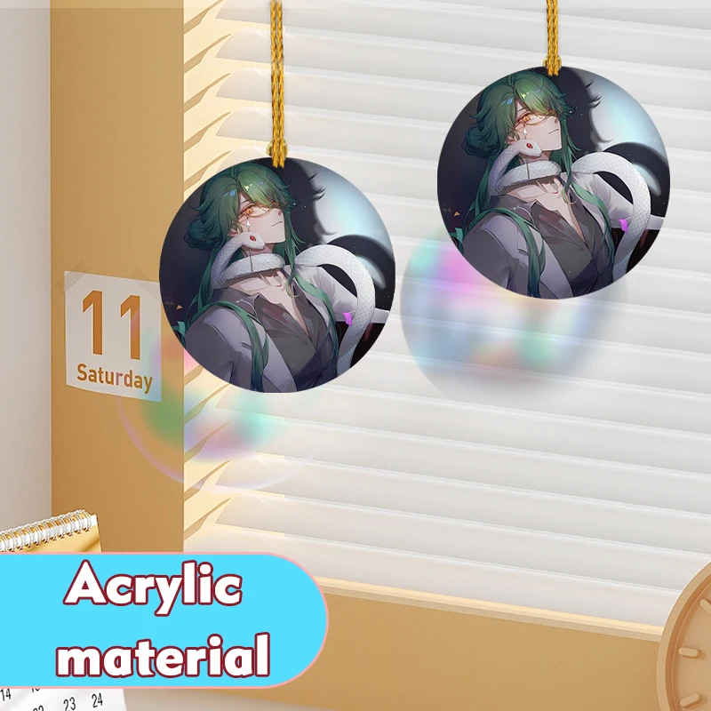 Аниме прилегающий baizhu милый автомобильный кулон акрил для дома комнаты