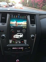 12 1 tesla style vertical screen android 9 0 six core car video radio navigation for nissan patrol se 2012 2018