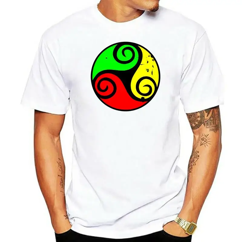 

Футболка мужская хлопковая с коротким рукавом и круглым вырезом