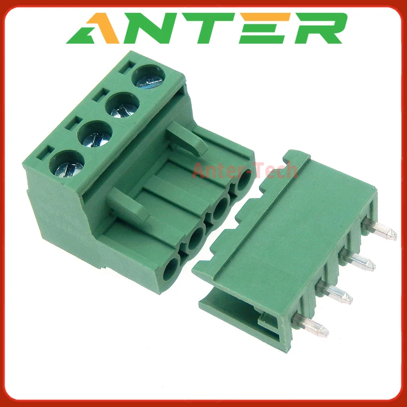 10 компл. 2EDG 4-контактный разъем с шагом 5 08 мм подъемный винтовой клеммный блок
