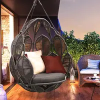 High quality luxury bird's nest bassinet cane chair outdoor courtyard indoor floor bassinet balcony single hammock