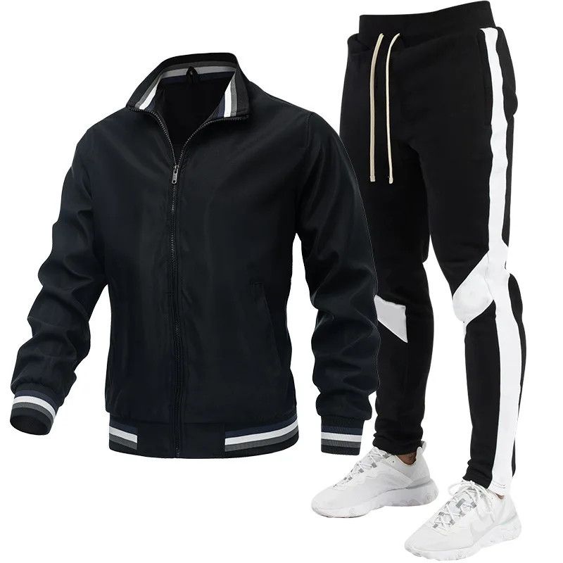 

Мужской спортивный костюм из двух предметов: кофта и штаны для бега