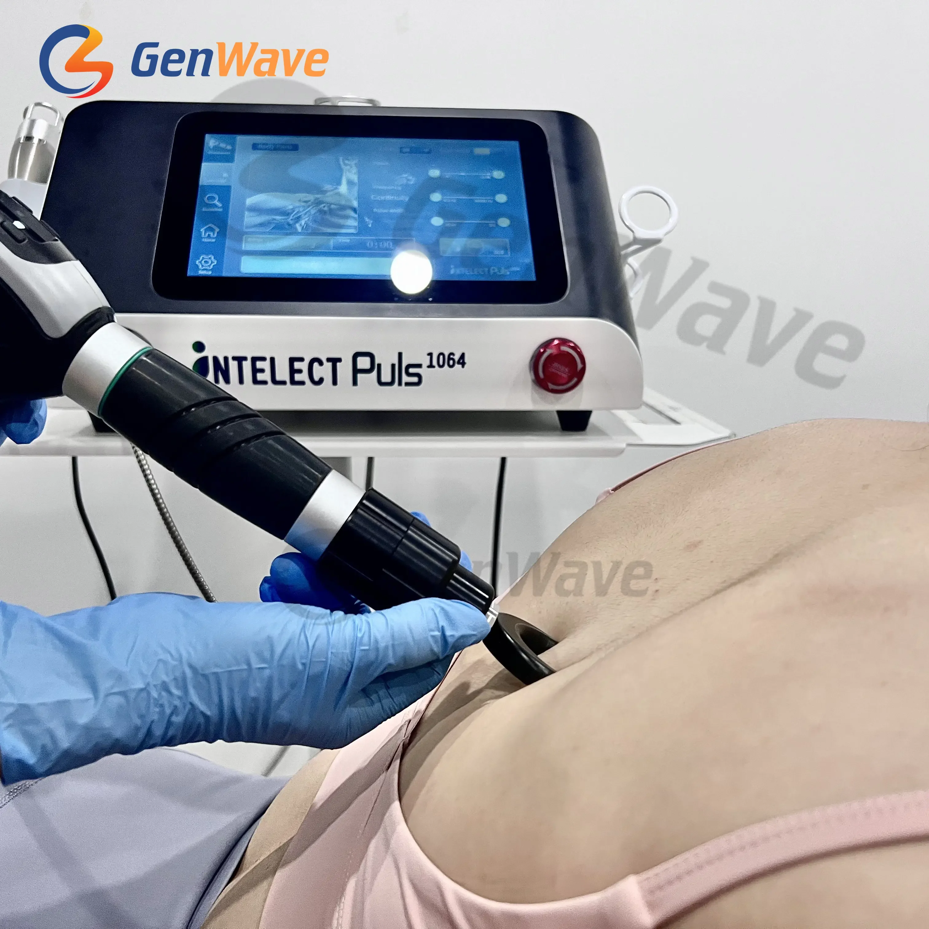 1064 нм высокоинтенсивная лазерная терапия ESWT 10 бар Ed Shock Wave быстрое облегчение