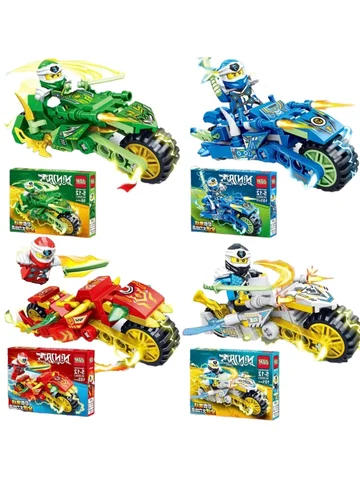 Мини-фигурка Ninja War Machine Lloyd War Armor Mech из пластика