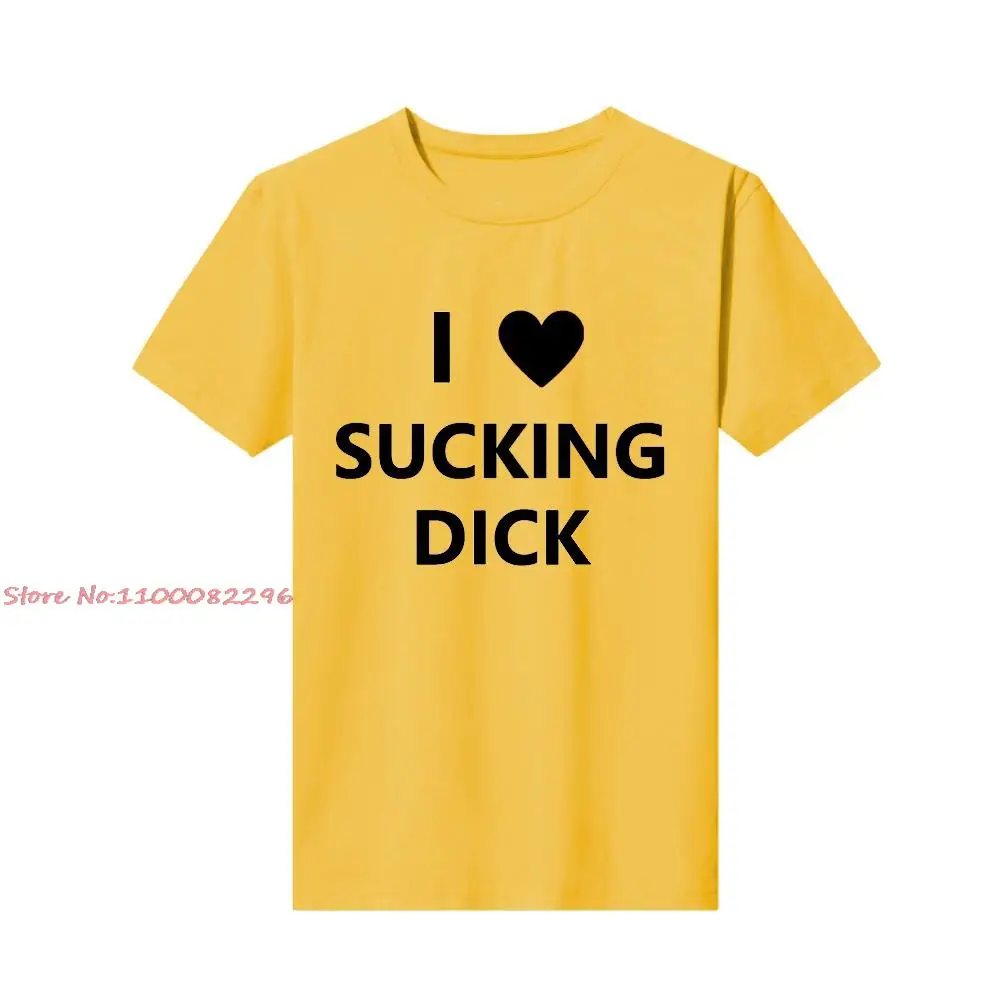 Новая футболка с принтом для орального секса круглым вырезом коротким рукавом |