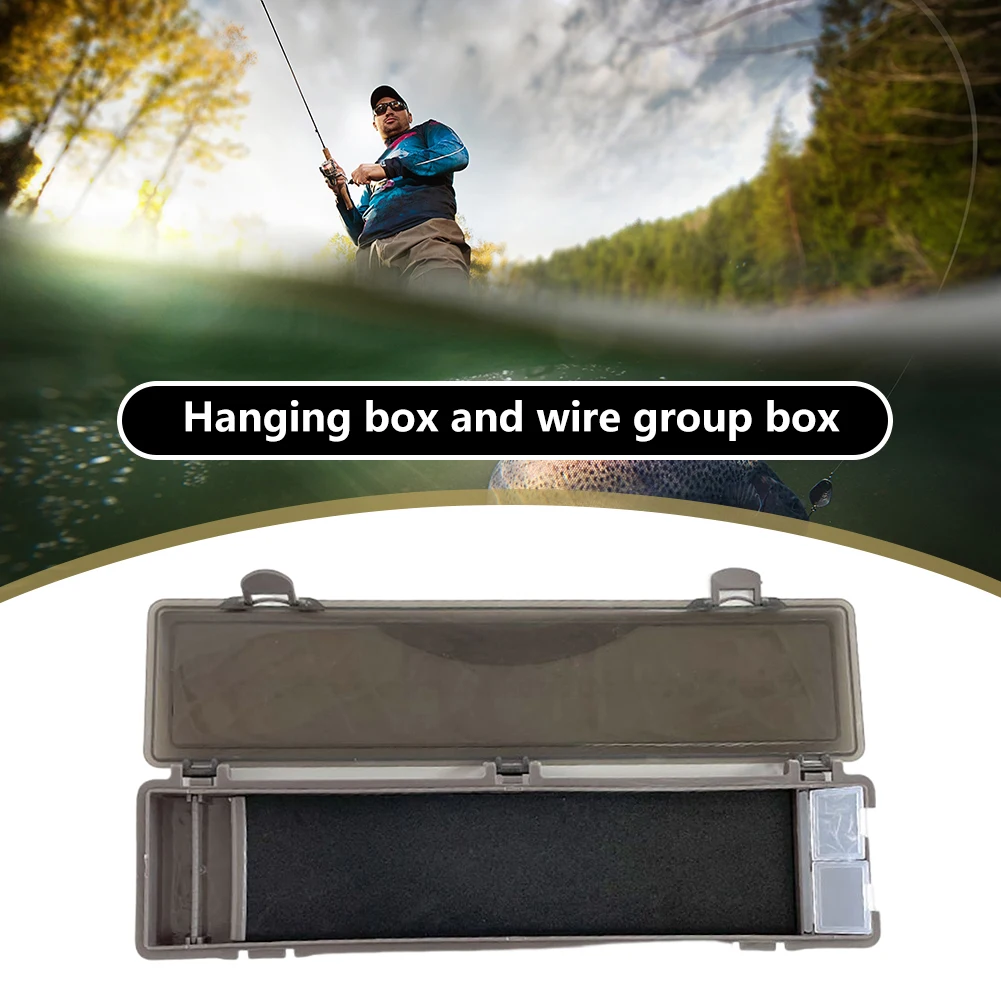 

Пластиковая коробка для ловли карпа, большая емкость, с булавками, водонепроницаемый портативный контейнер для рыболовных снастей, устойчи...