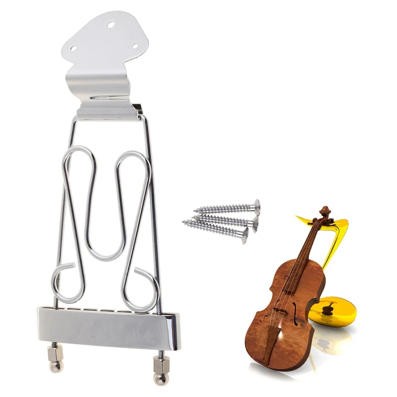 

Бридж для бас-гитары Archtop, трапеция, короткий 6-струнный наконечник, винты 87HF