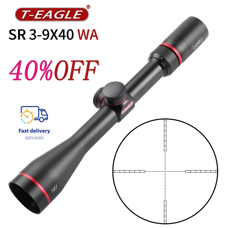 T-EAGLE SR 3-9X40WA Scope Tactical Hunting Air gun Rifle PCP Optic Sight Sniper Weapons Accessories Riflescopes