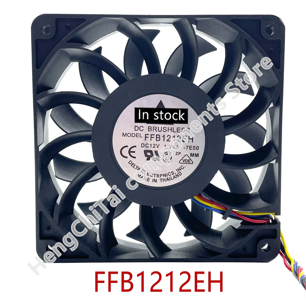 Оригинальный 100% рабочий вентилятор FFB1212EH 12025 12 в а 12 см регулятор громкости ветра бустер вентилятор шасси FFB1212EH