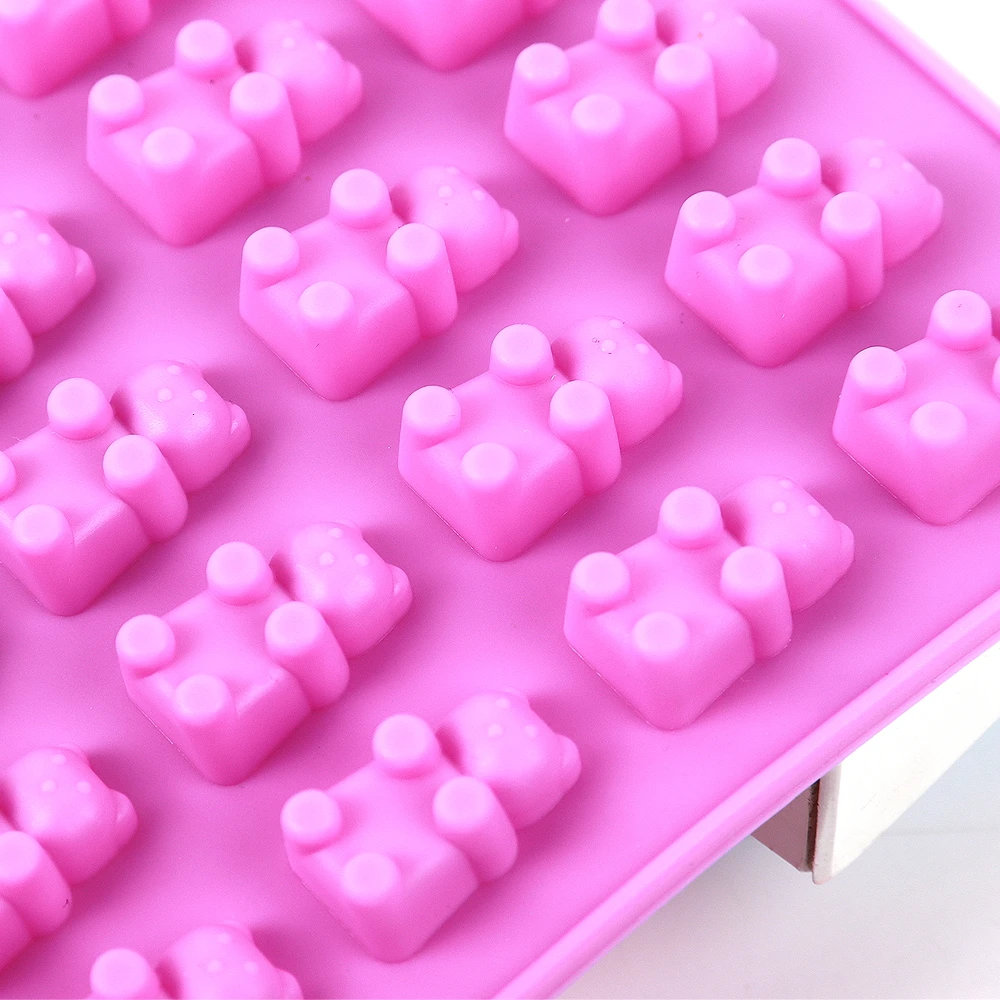 Cute Tiny Bears Baking Mold Set with Dropper Mini Gummy Bear Shape Cake Jelly Making Tool DIY Fondant Candy Trays Silicone Molds 3 Cute Tiny Bears Baking Mold Set with Dropper Mini Gummy Bear Shape Cake Jelly Making Tool DIY Fondant Candy Trays Silicone Molds 3