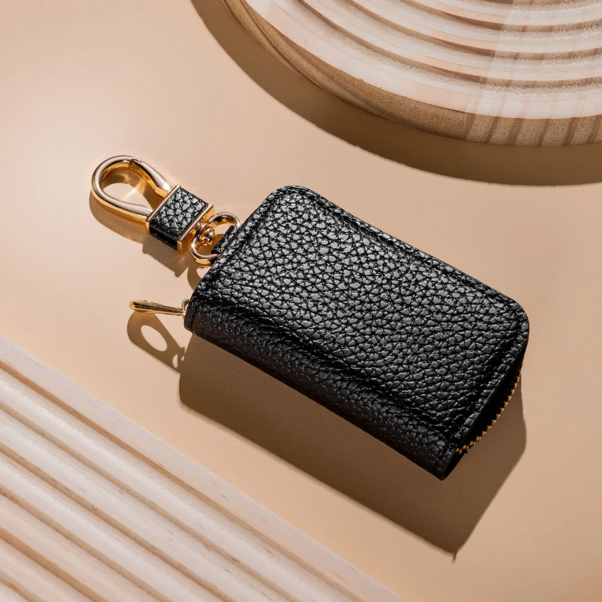 Кожаный Универсальный Чехол Для Ключей Автомобиля Автомобильный Брелок С