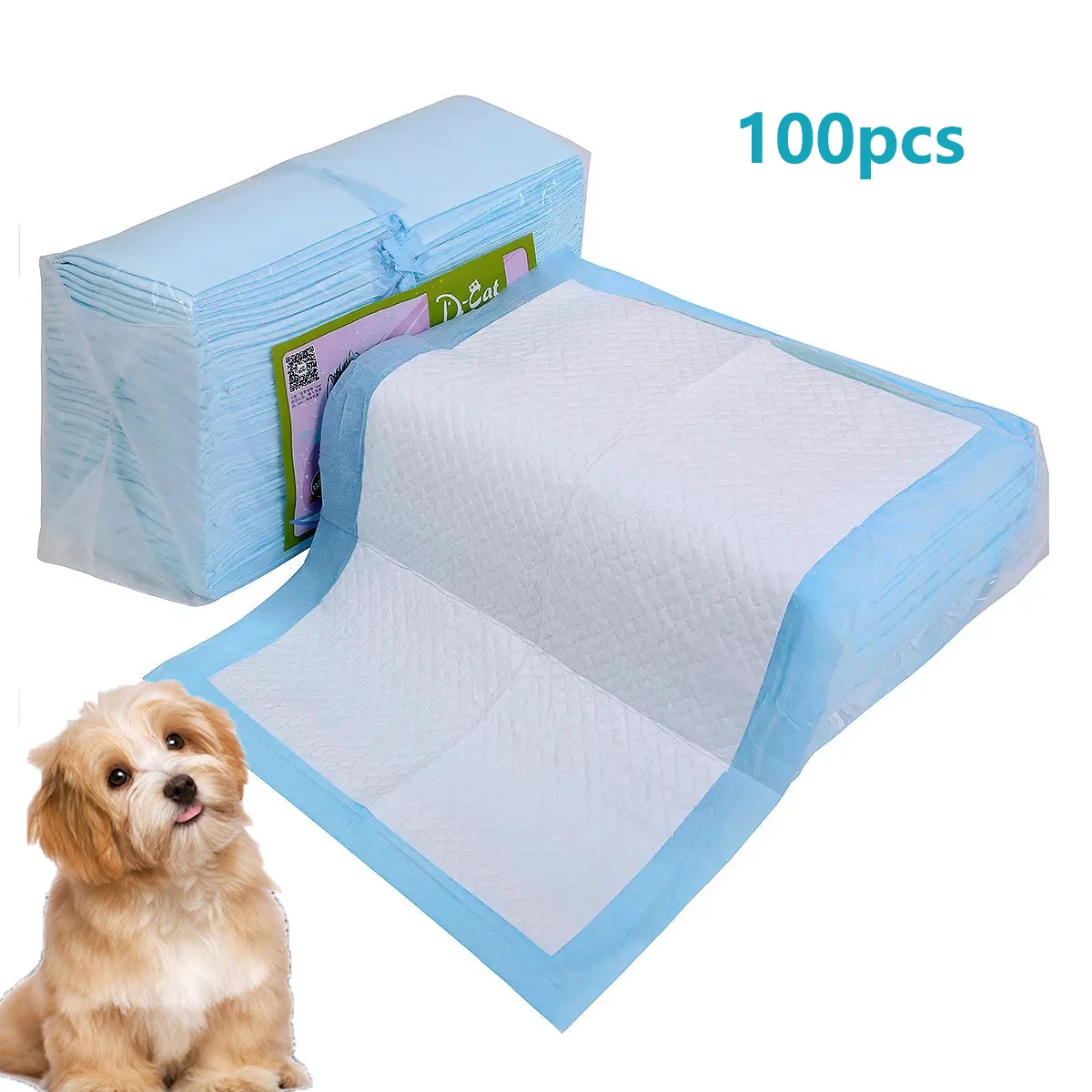 

Cat Diaper Diaper Nappy Dog Deodorant For Puppy Clean Pets Diaper Healthy Mat Pad 50/100pcs Pads Urine Thick Disposable Pet Pet
