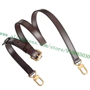Black Leather Strap for Louis Vuitton Speedy, NeoNoe, Trevi, Metis etc -  3/4 inch (19mm) Wide - Adjustable Shoulder to Crossbody Lengths