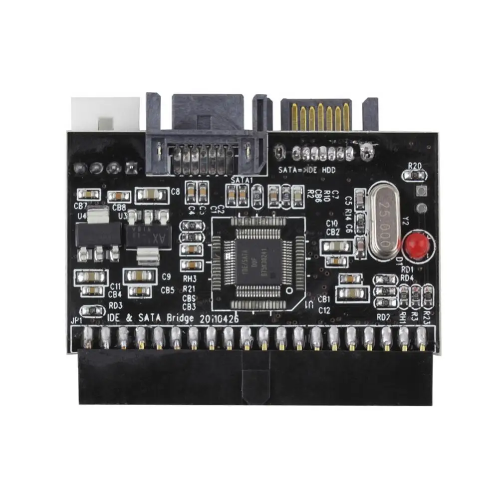 Кабель-переходник для жесткого диска SATA-IDE/адаптер с IDE на SATA DVD/CD/HDD | Компьютеры и