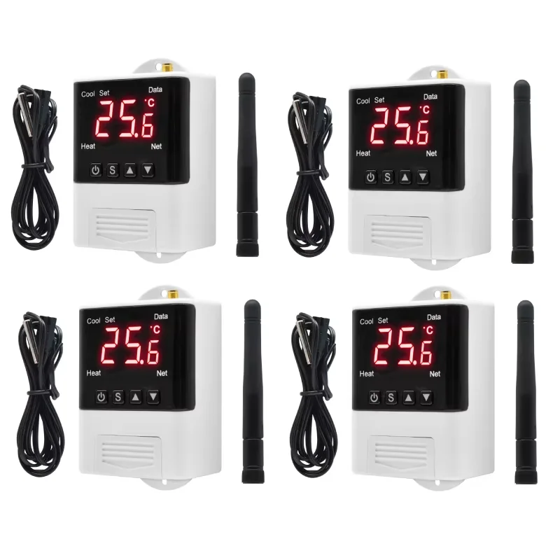 

1/4 шт. цифровой термостат Tuya AC110V-220V DTC1201 Wi-Fi электронный микрокомпьютер умный релейный выход контроллер температуры