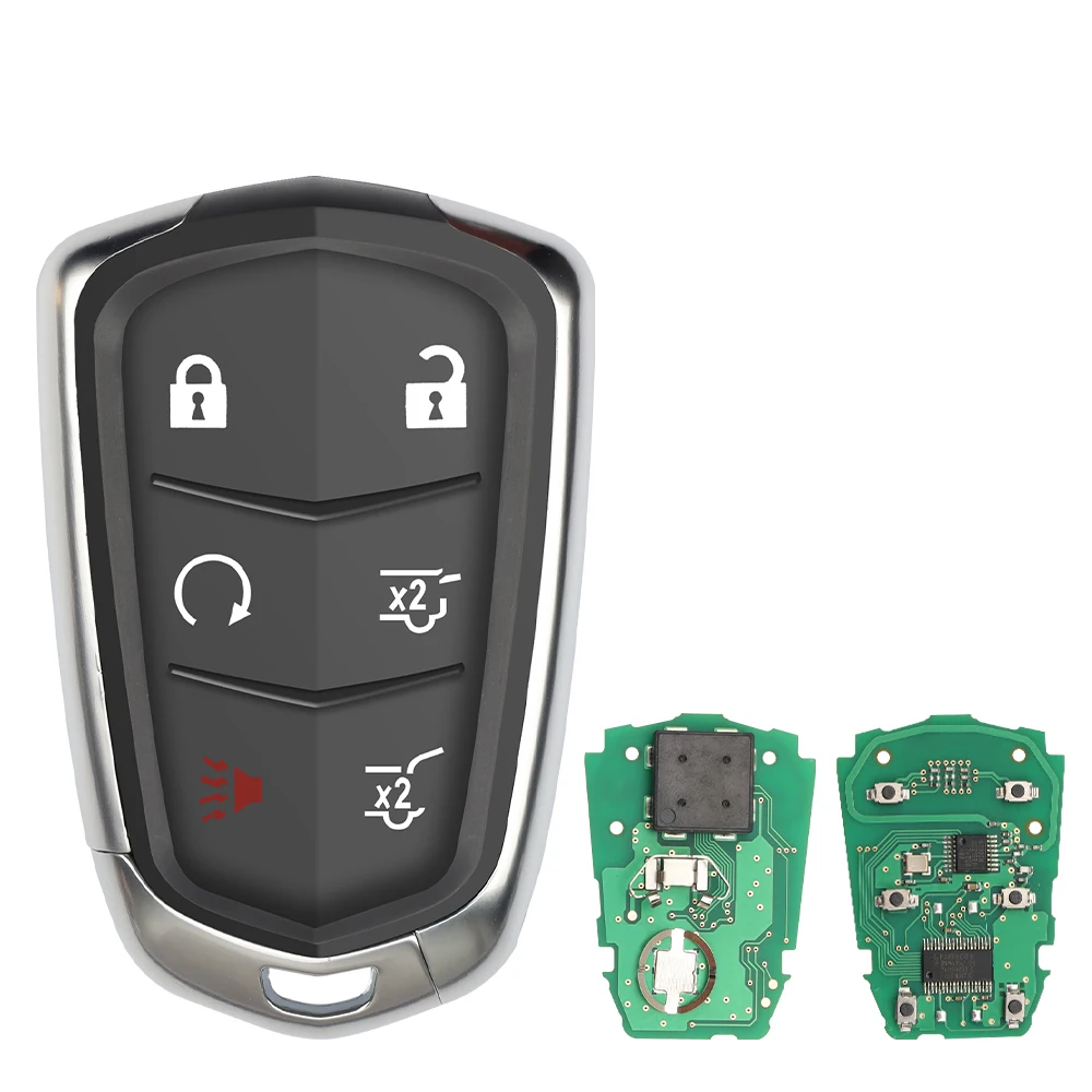 

Дистанционный ключ Okey HYQ2AB 315 МГц HYQ2EB 433 МГц ID46 чип 3/4/5/6 кнопок для Cadillac Escalade SRX XTS ESV ATS CTS
