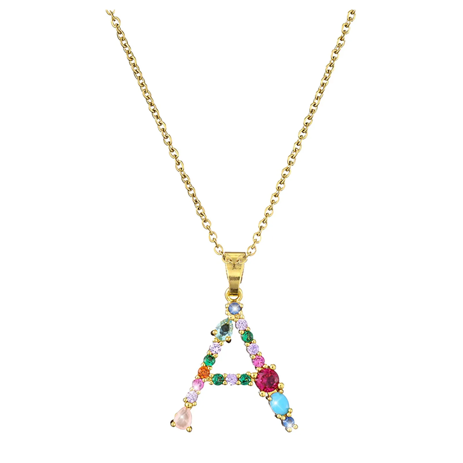 

Necklace Letter Initial Necklaces Alphabet For Women And Silver Letter Initial For Women Girls Necklace Necklace Pendant