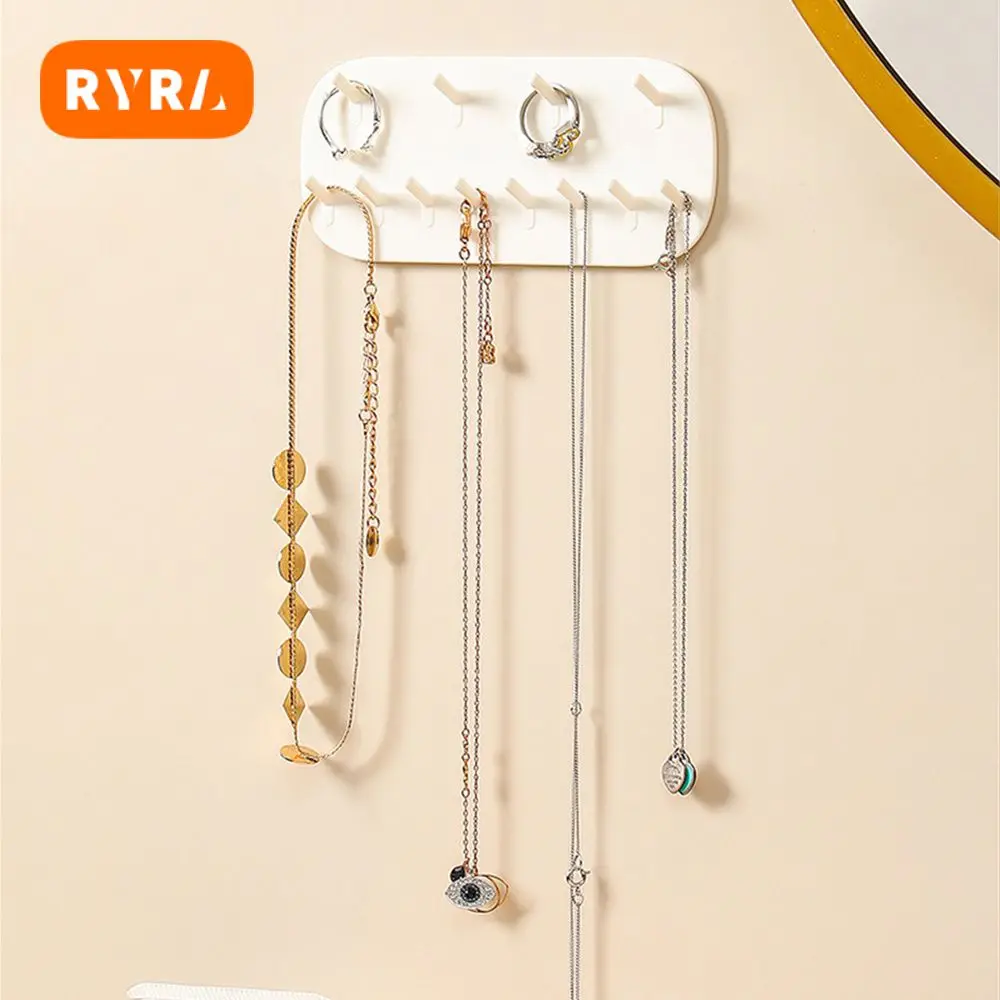 

Rear Door Key Storage Rack Maximum Load 2kg Load-bearing Durable Stratified Minimalist Jewelry Hook No-punch Hook White Viscous