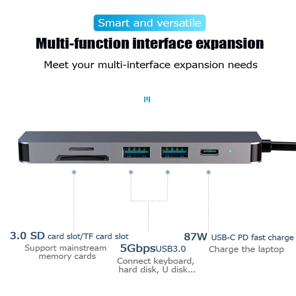 Разветвитель USB Type-C на несколько портов совместимый с 3 0 | Компьютеры и офис