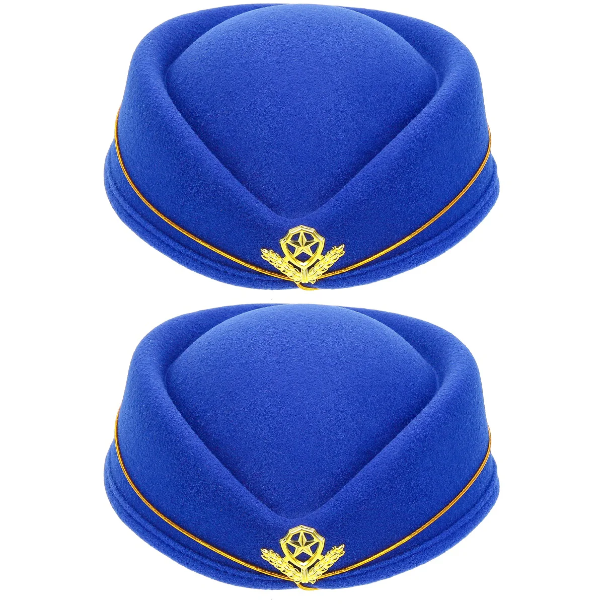 

2 Pack Airplane Decor Wedding Derby Church Party Hats Clothing Hostesses Pillbox Hats Woolen Retro Pillbox Hat Ladies