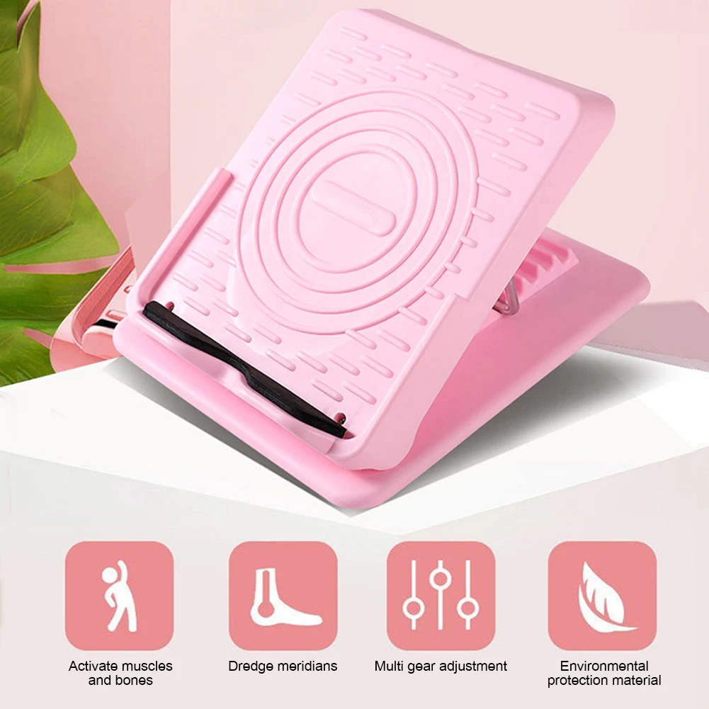 

Фитнес-доска с наклоном массажный инструмент для ног регулируемые наклонные доски икры Растяжка 4 положения Растяжка для ступней клиновидн...