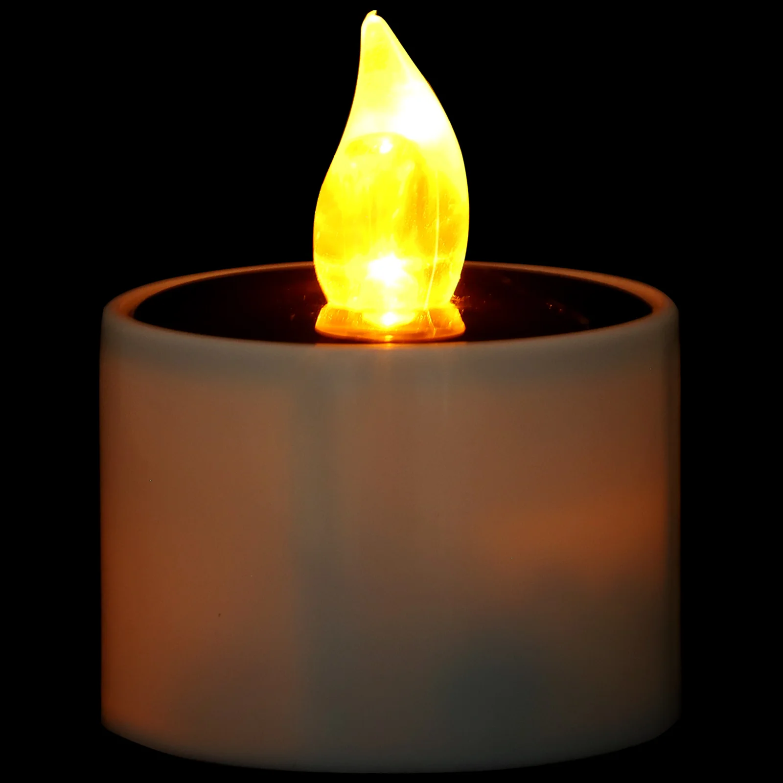 

Tea Light Rechargeable Candles Shine Operated Lamps Small Abs Lights Durable
