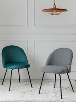 Dresser Chair Online Celebrity Ins Nordic Dining Chair Home Luxury Modern Simple Bedroom Dressing Bench Backrest  Bedroom Bench