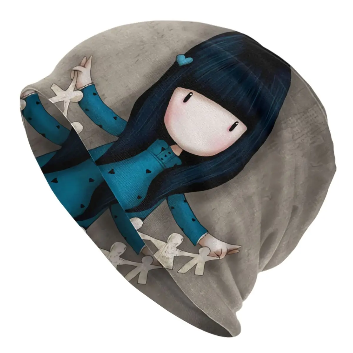 

Coque Art Cartoon Santoro Gorjuss Beanie Cap Unisex Winter Warm Bonnet Homme Knit Hats Hip Hop Outdoor Ski Skullies Beanies Hats