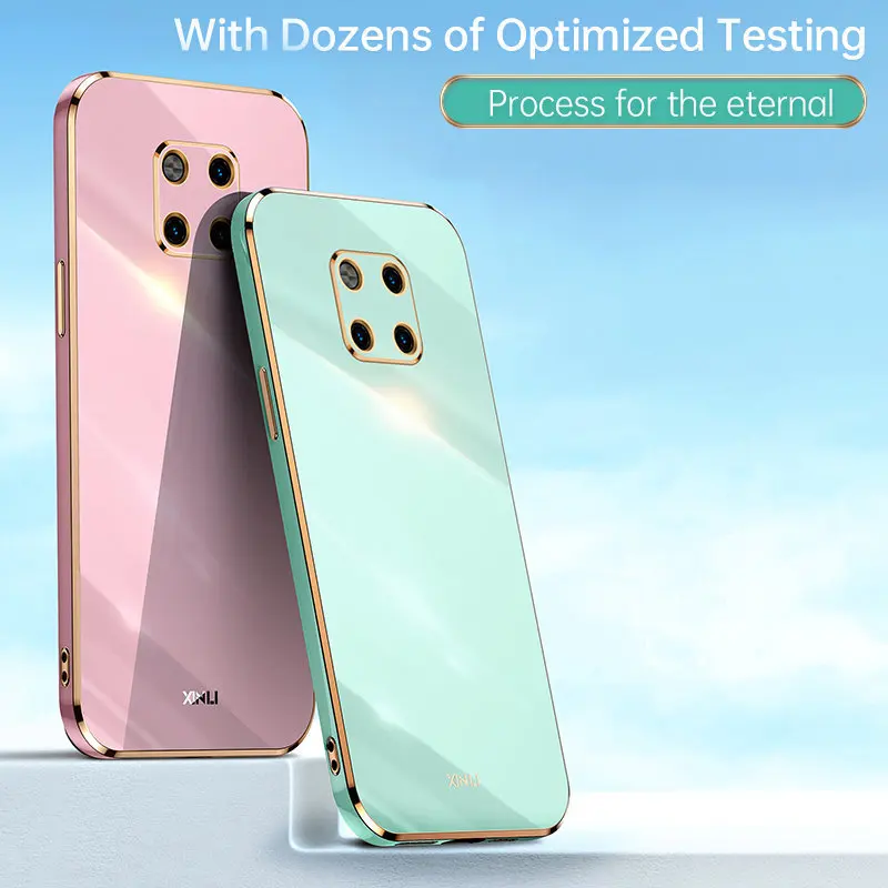 

Huawei Mate 20 Pro LYA L09 L29 Case Plating Silicone TPU Bumper Shockproof Soft Back Cover Case for Huawei Mate 20 HMA L29 L09