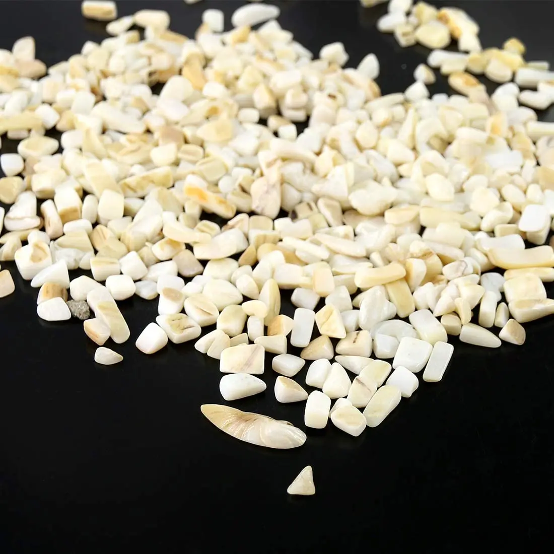 Белые кварцевые камни из морских ракушек раздавленные кристаллы натуральные