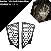 for 390 adventure 2019 2020 2021 motorcycle accessories aluminium headlight protection grille guard cover 390 adv 2019 2020 2021