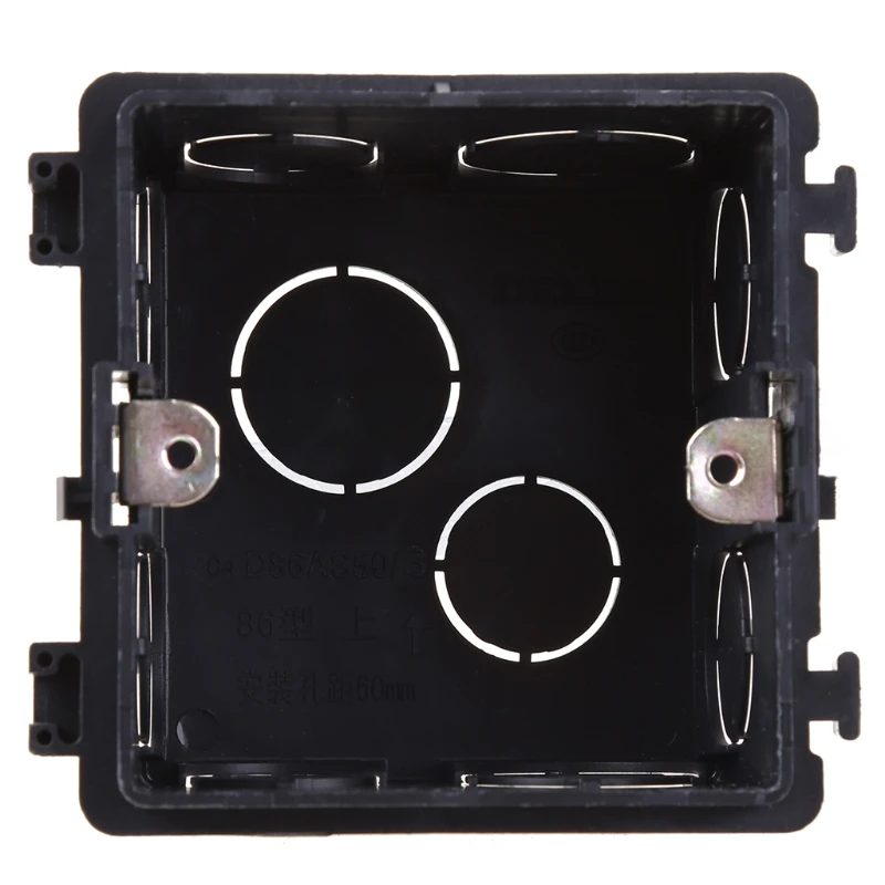 

86-Type PVC Junction Box Wall Mount Cassette For Switch Socket Base