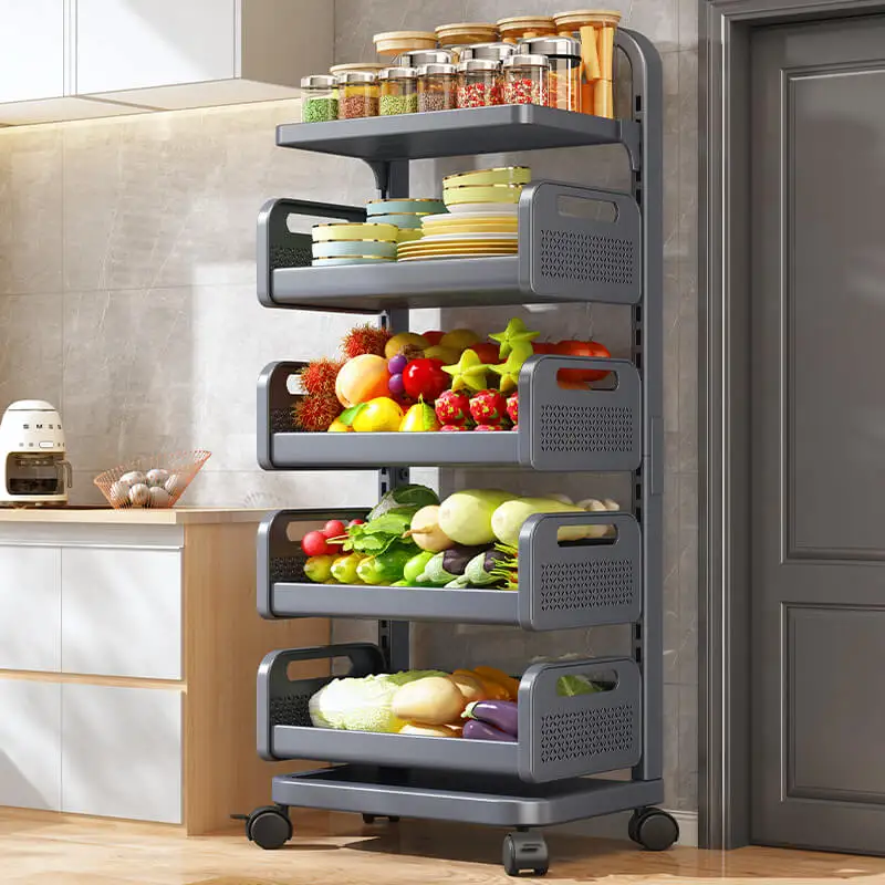 Кухонные острова тележка для хранения съемная на колесах мебель портативные