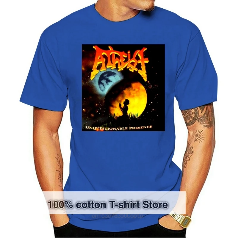 

ATHEIST cd cvr UNQUESTIONABLE PRESENCE Official SHIRT MED new