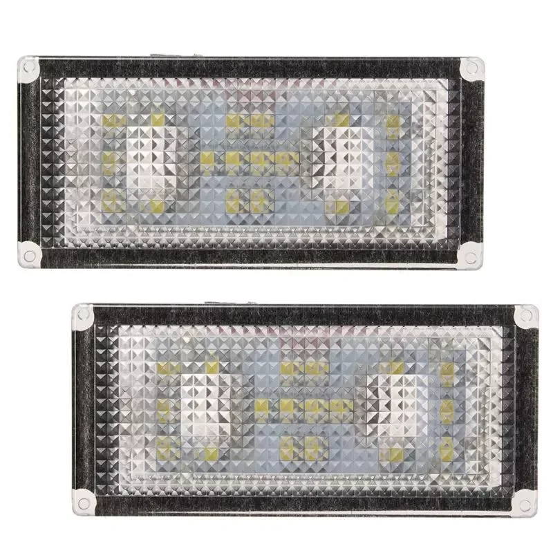 

2Pcs Error Free 18 LED Number License Plate Light For BMW E66 E65 7-Series 735i White