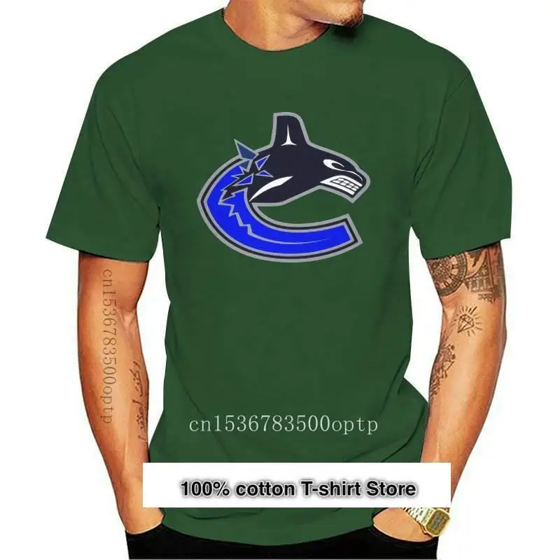 

Camiseta Canucks Harajuku para hombre, ropa de calle, nueva