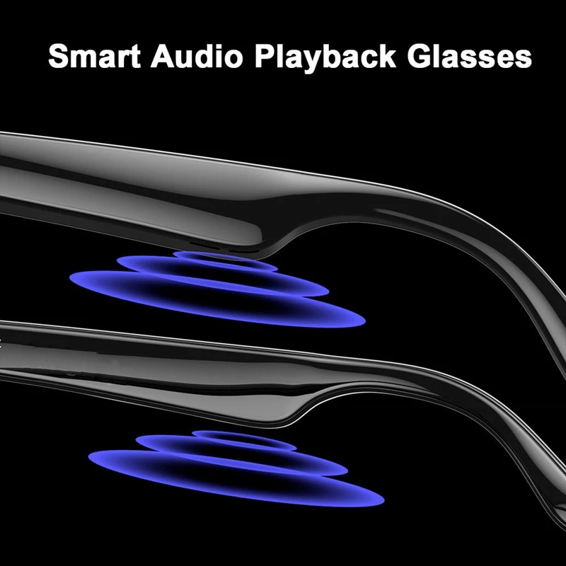 Фото Умные очки VIVO Bluetooth5.3, интеллектуальные музыкальные интерактивные спортивные наушники на открытом воздухе, HIFI, черные технологии, умное воспроизведение музыки №3