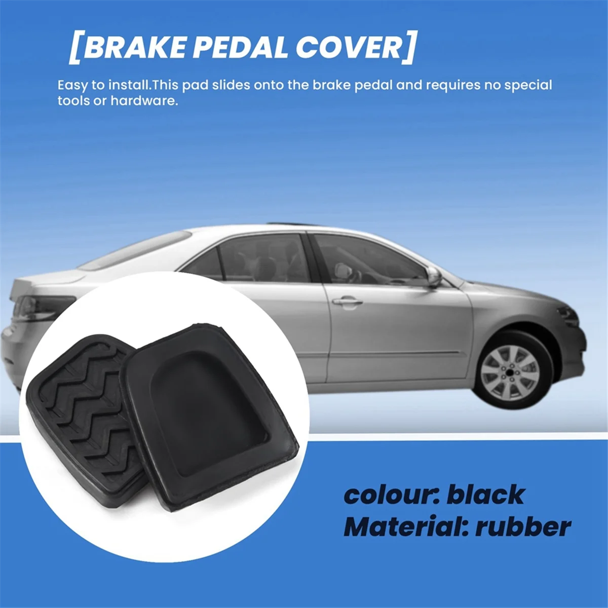 10 шт. резиновая накладка педали тормоза сцепления для Toyota Camry Hilux Vigo KUN 31321-52010 3132152010