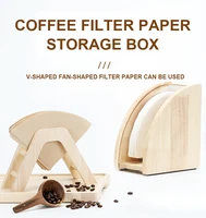 coffee filter paper holder storage rack v60 hand drip cone pour over stand decorative coffee filter container coffee accessories