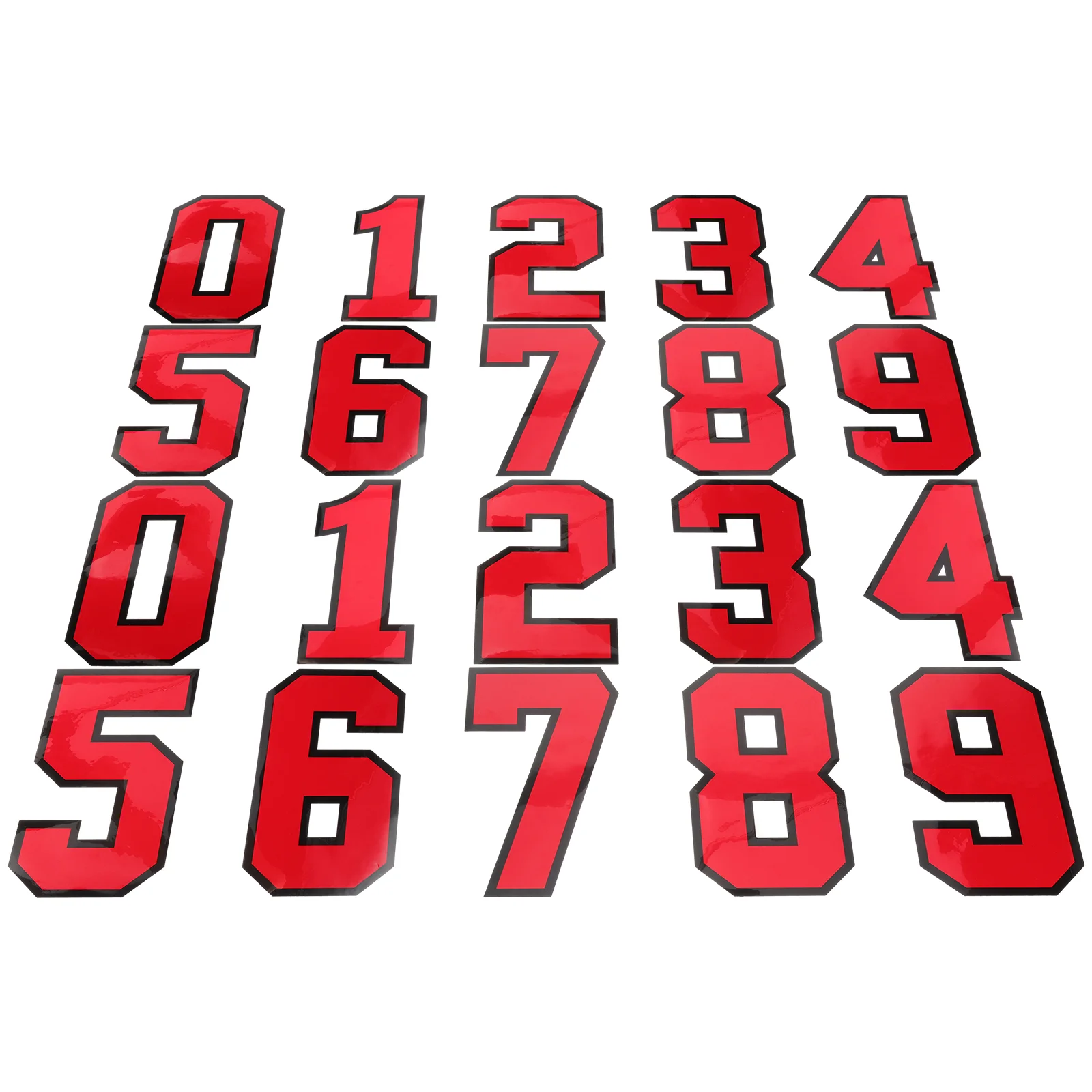 

20 Pcs Dress Accessories Decorative Hat DIY Patches Printing Jersey Appliques Plastic Accessory