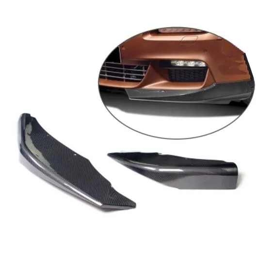 

Real Carbon Fiber Car Front Bumper Lip Spoiler Splitters Side ApronsFor BMW F06 F12 F13 640i 650i 6 Series M6 2012-2019