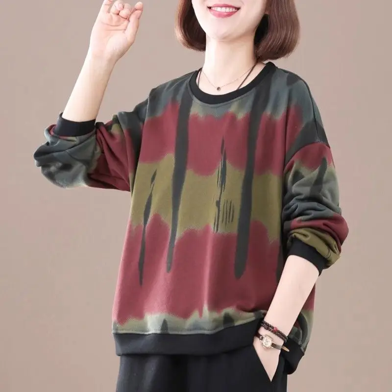 Стильные корейские свободные пуловеры 2024 весенне-осенние винтажные