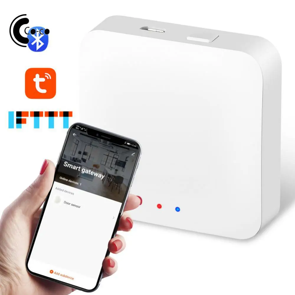 

Wireless Gateway Remote Control Bluetooth-compatible For Google Home Alexa Smart Home Bluetooth Gateway Tuya Mesh Bridge