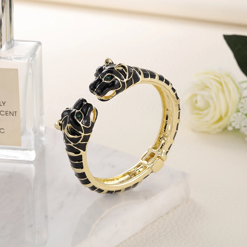 Браслеты унисекс эмалированные в виде животных леопарда пантеры Пумы