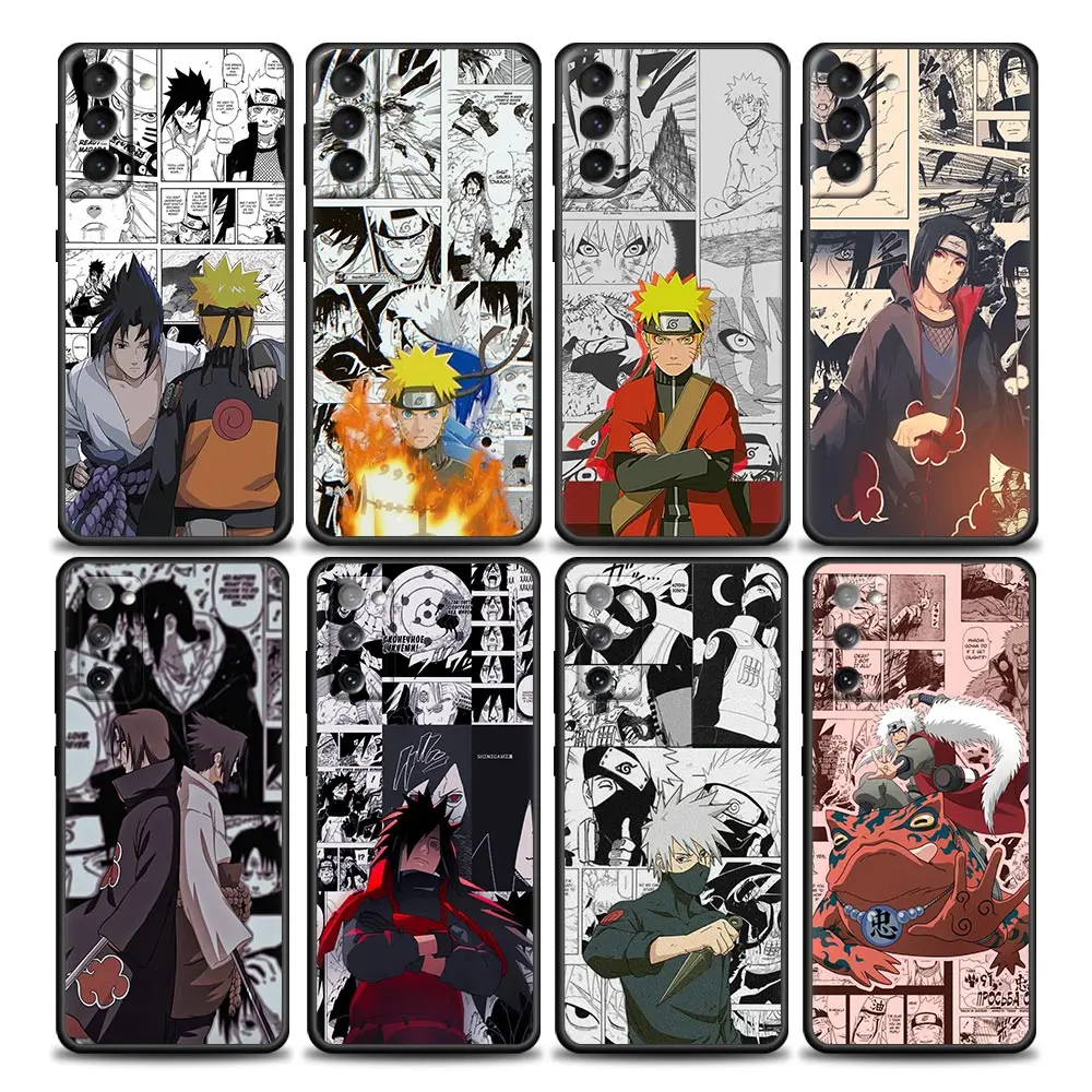 

Naruto Boroto Kakashi Uzumaki Sasuke Anime Phone Case for Samsung Galaxy S7 S8 S9 S10e S21 S20 Fe Plus Ultra 5G Silicone Case
