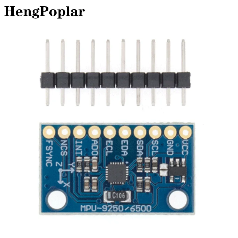 

MPU-9250 GY-9250 9-axis sensor module I2C/SPI Communications Thriaxis gyroscope + triaxial accelerometer+triaxial magnetic field