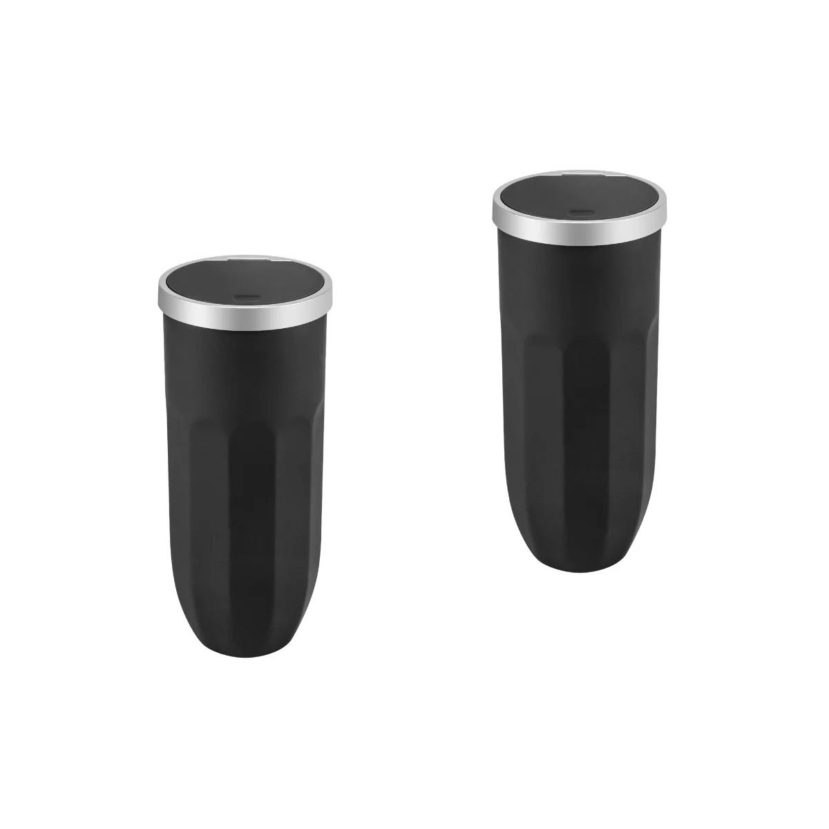

2 PCS Cup Holder Trash Can Car Holders Drinks Vehicle Container Aesthetic Accessories Small Small Small Trash Bin With Lid Small