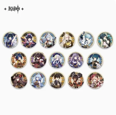 

[Original God Official] Rietmoon Port theme series character badge Tinplate Original God surrounding Genshin